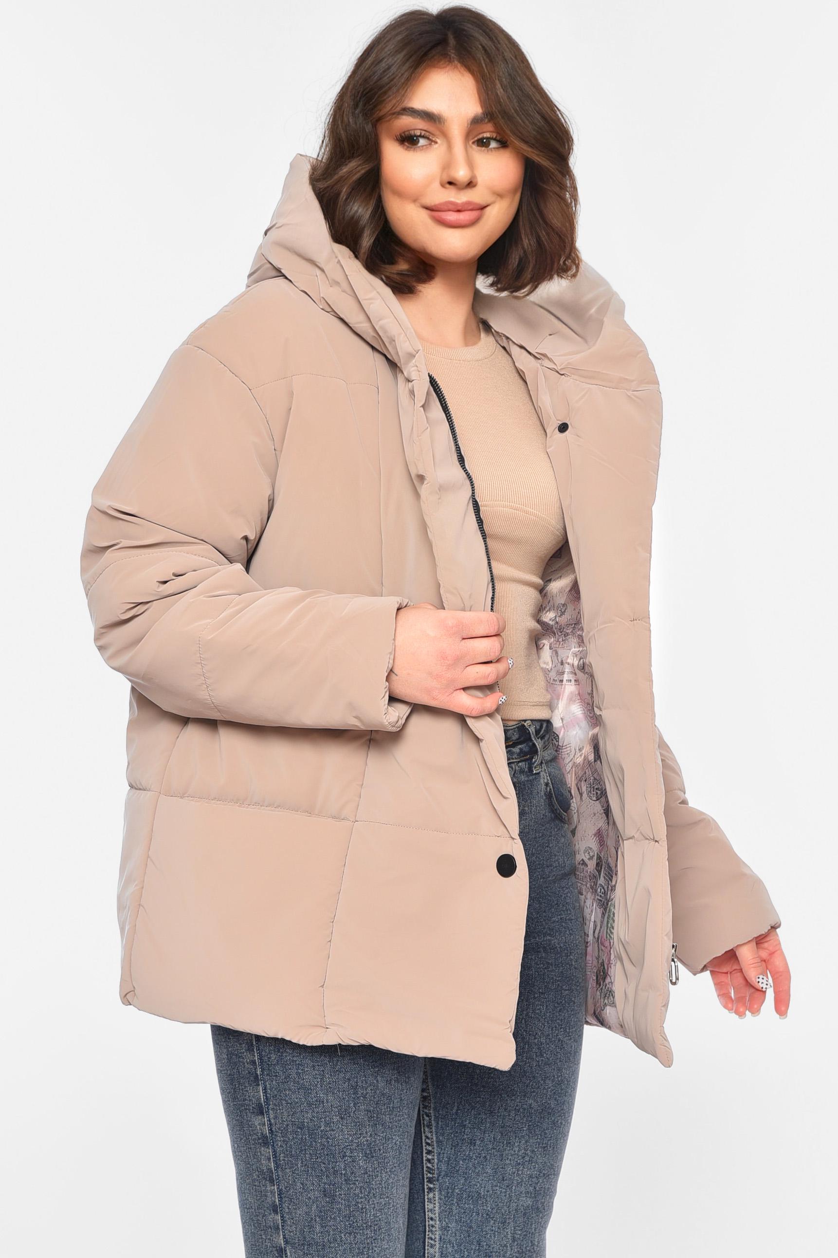 Куртка женская демисезонная M Светло-розовый (196425) - фото 2