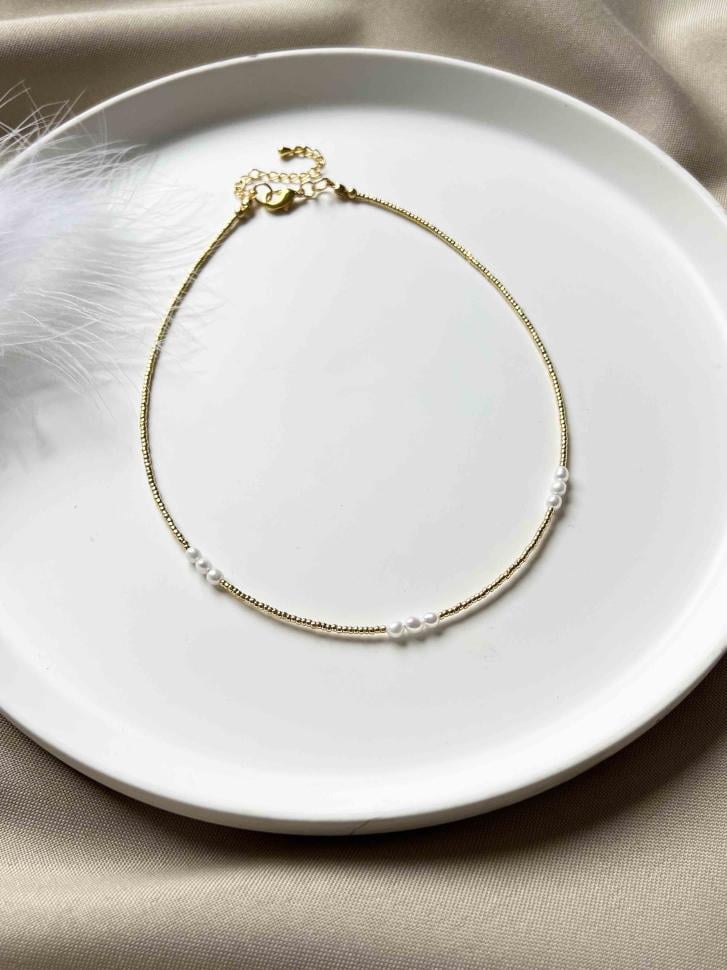 Чокер LeBijou з японського бісеру з перлинами (5315)