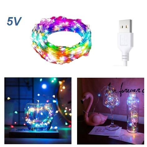 Гірлянда світлодіодна 5V USB 30LED 3 м mix colors - фото 2