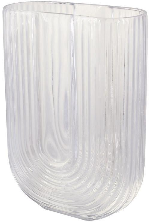 Ваза стеклянная Uno прозрачная 13х6х18 см
