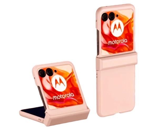 Чехол накладка Omeve Shockproof для Motorola Razr 50 / Razr 2024 Розовый