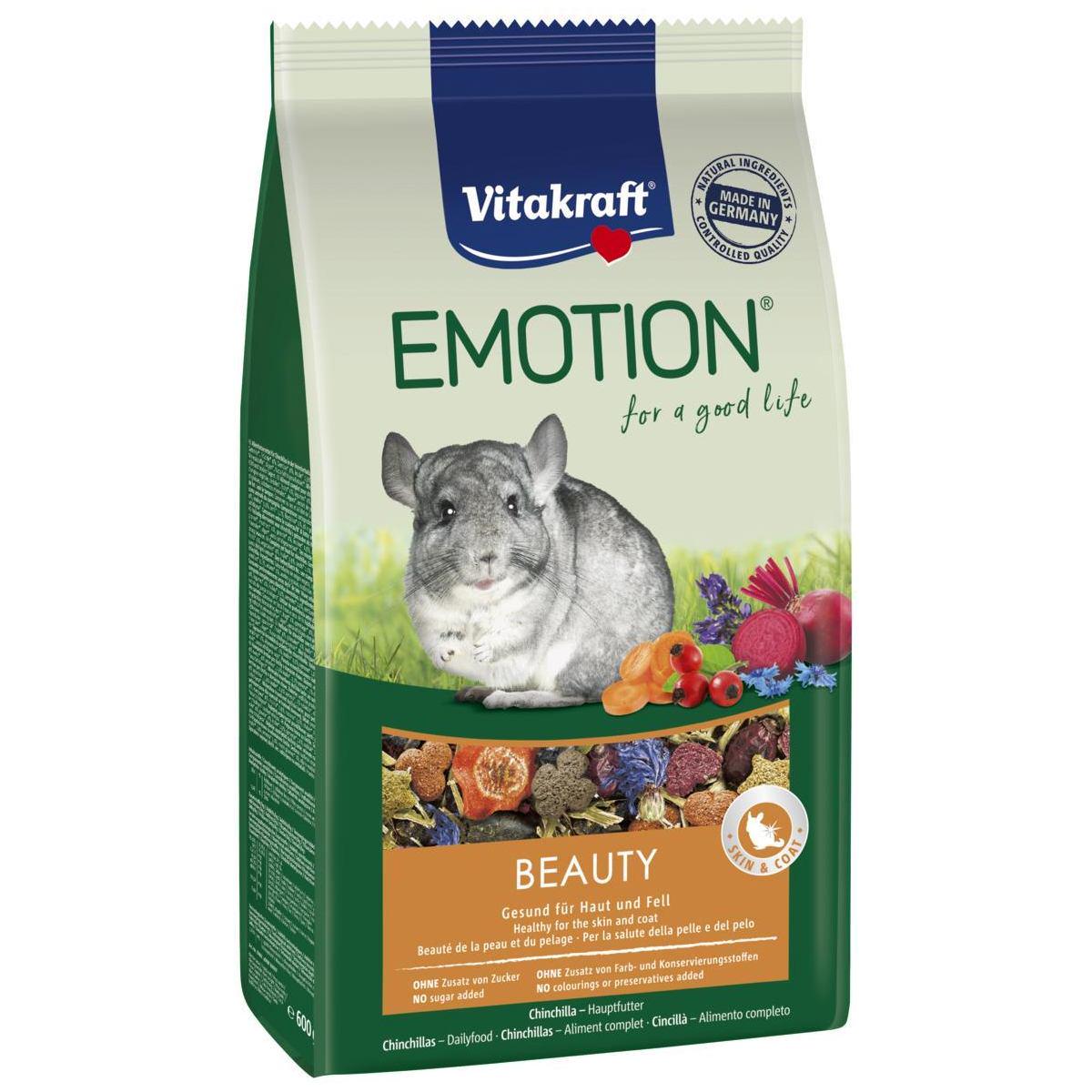 Корм для шиншил Vitakraft Emotion Beauty Selection 600 г (31462/33758)