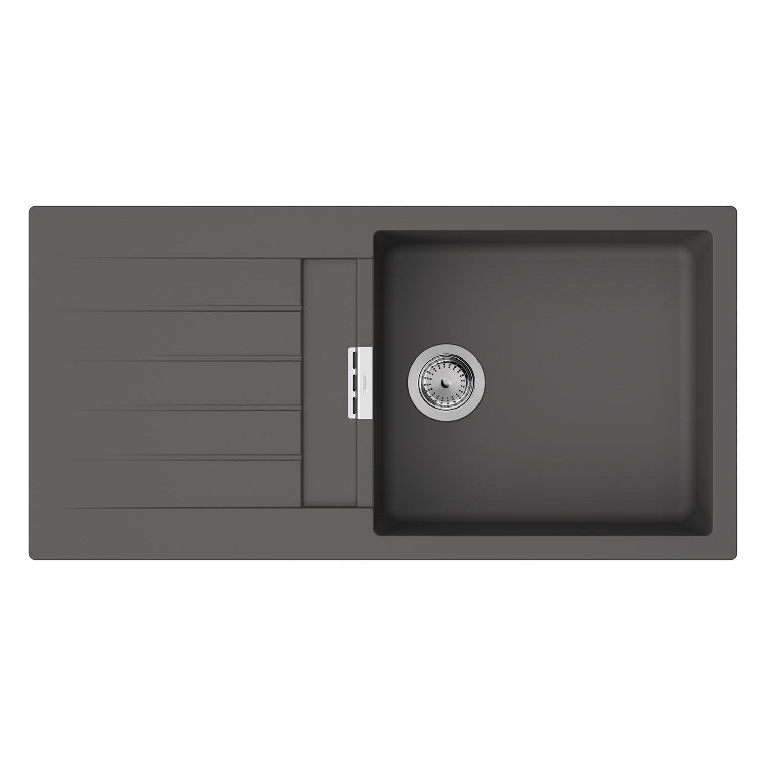 Мойка кухонная Hansgrohe 43358290 гранитная прямоугольная 1000x500 мм Серый (25966828)