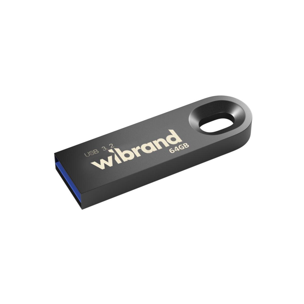 Флеш-память USB металлический моноблок Flash Wibrand WI3.2/EA64U10G USB 3.2 Gen1 Eagle 64 Gb Grey (602183) - фото 2