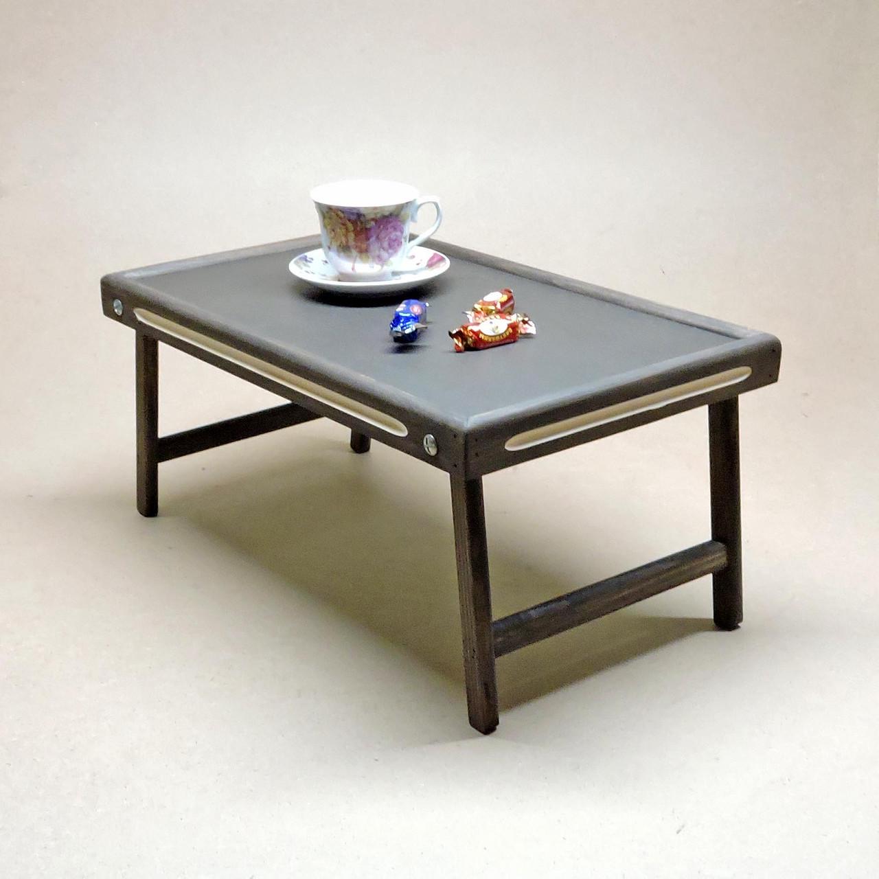 Столик-поднос для завтрака из дерева Даллас Флэт (СТП-000340)