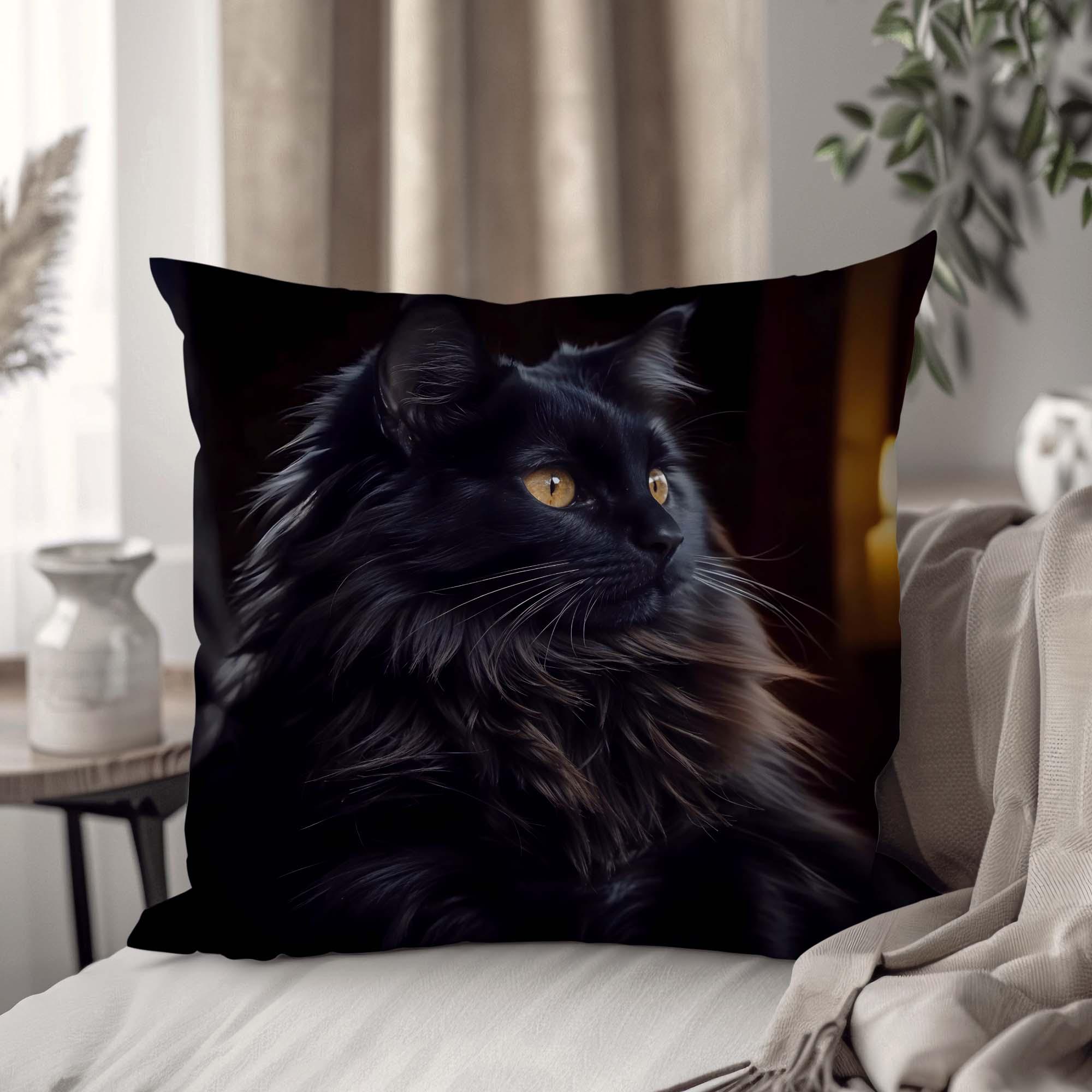 Подушка декоративная "Мистический кот" 33х33 см (1308733UA)