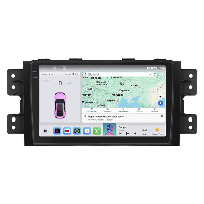 Автомагнитола штатная Lesko для KIA Borrego I 2008-2011 4/64 QLED CarPlay 4G Wi-Fi GPS Prime 9" (27282019)