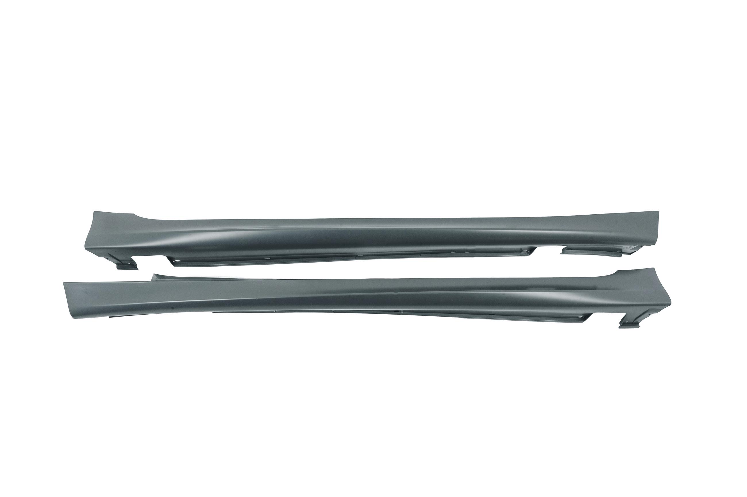 Пороги боковые GBT для BMW 5 серия E60/E61 2003-2010 алюминий/пластик Под покраску (188448)