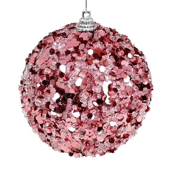 Куля новорічна з пінопласту 182-114 8 см (11996) - фото 1