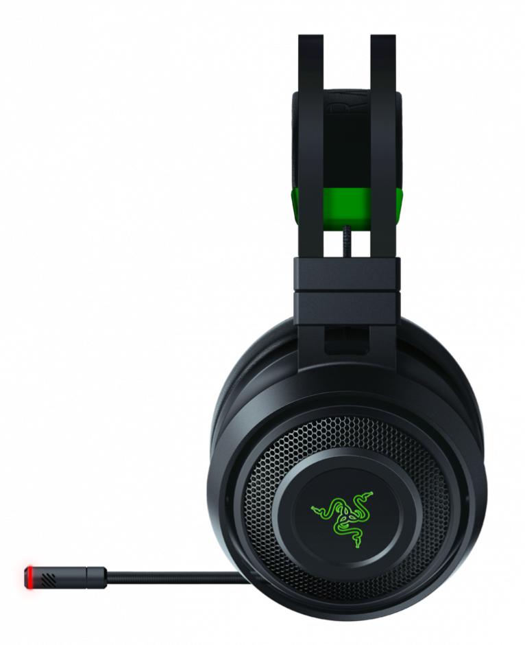 Гарнитура для консоли Razer Nari Ultimate с технологией Razer HyperSense 30 мВт Черно-зеленый (RZ04-02910100-R3M1) - фото 3