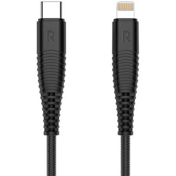 Кабель Ravpower RAVPower Type-C To Lightning 3.3FT/1 м Cable-Black (RP-CB020) - фото 3