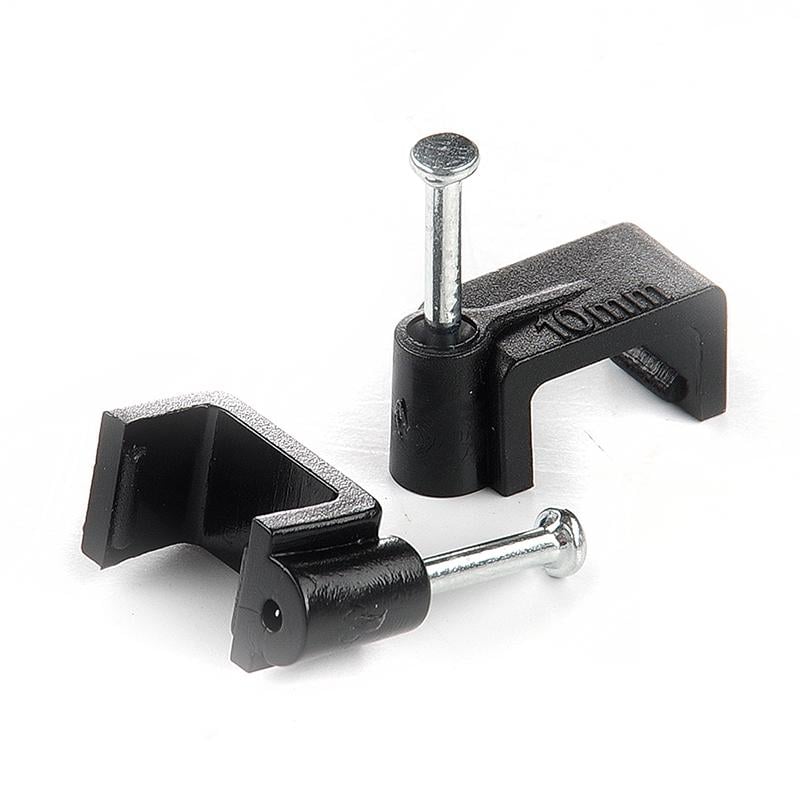 Клiпса кабельна Apro плоска 8х6,3 мм 100 шт. Чорний (CC-S8B) Клiпса кабельна Apro плоска 8х6,3 мм 100 шт. Чорний (CC-S8B)