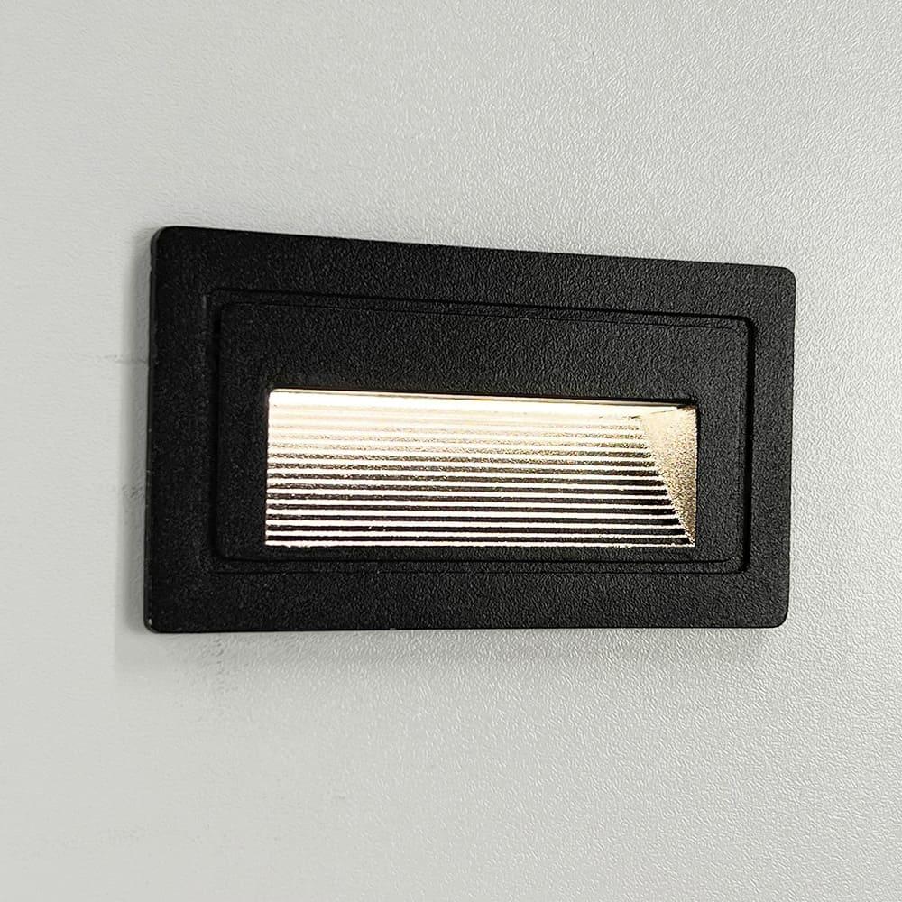 Светильник для лестницы 100х55 мм Черный (10014) - фото 1