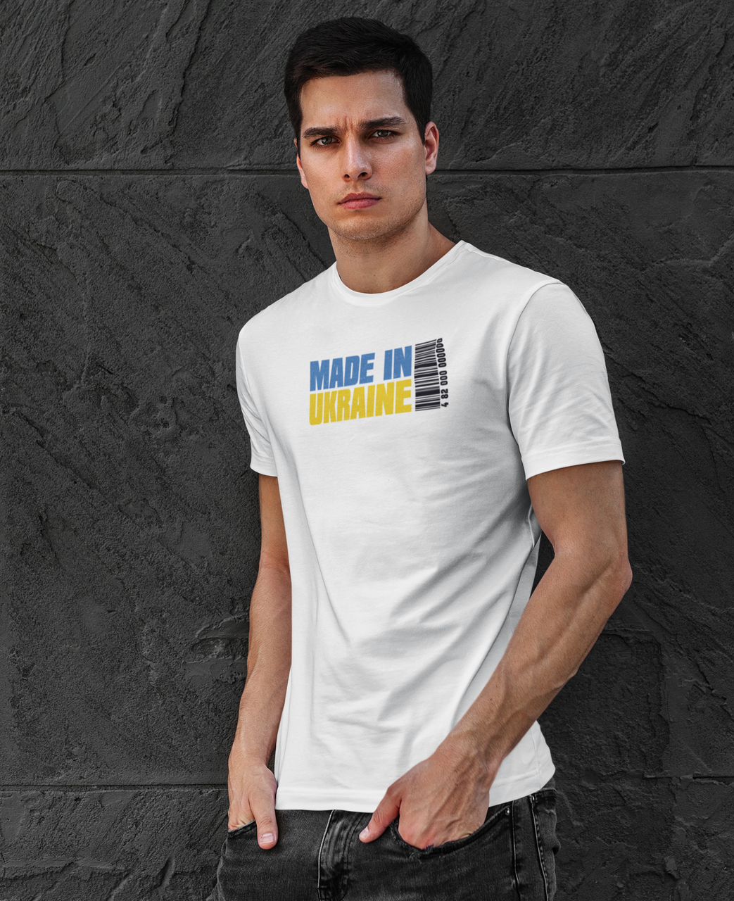 Футболка чоловіча Mishe 11000191 з написом S (75212979) - фото 2