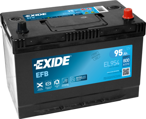 Аккумулятор EXIDE EFB JIS Euro EL954 95 Ah/12V