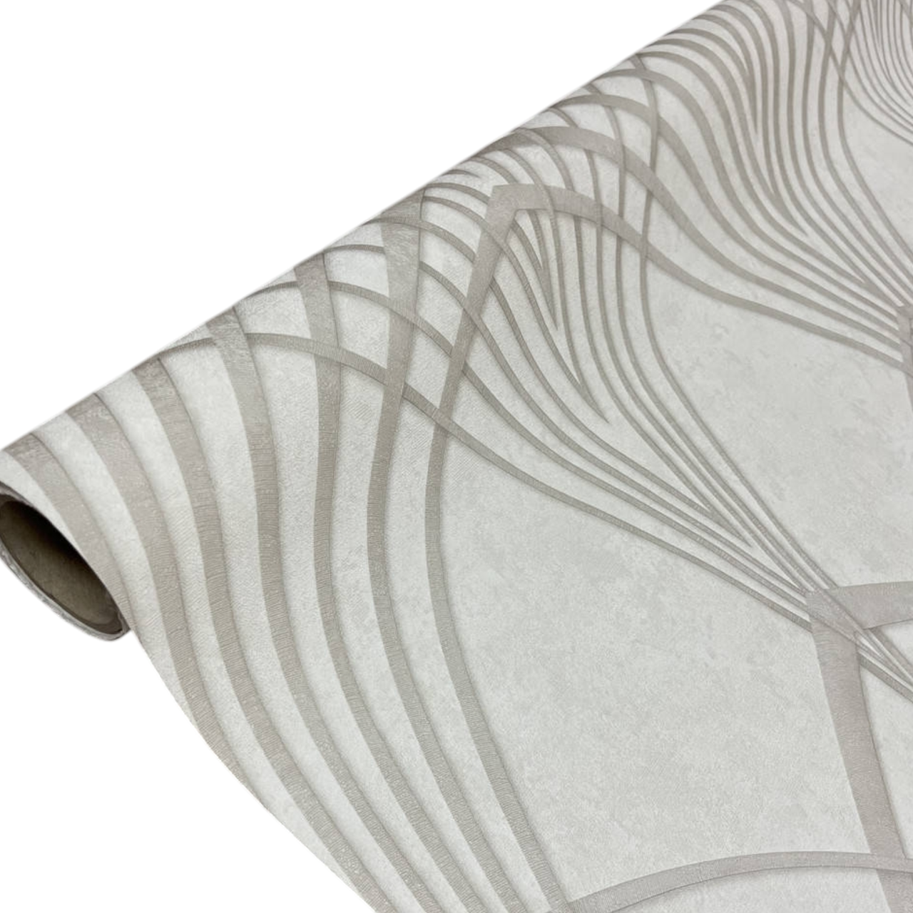 Обои виниловые Marburg Геометрический орнамент на флизелиновой основе 10,05x1,06 м Бежевый (31954)