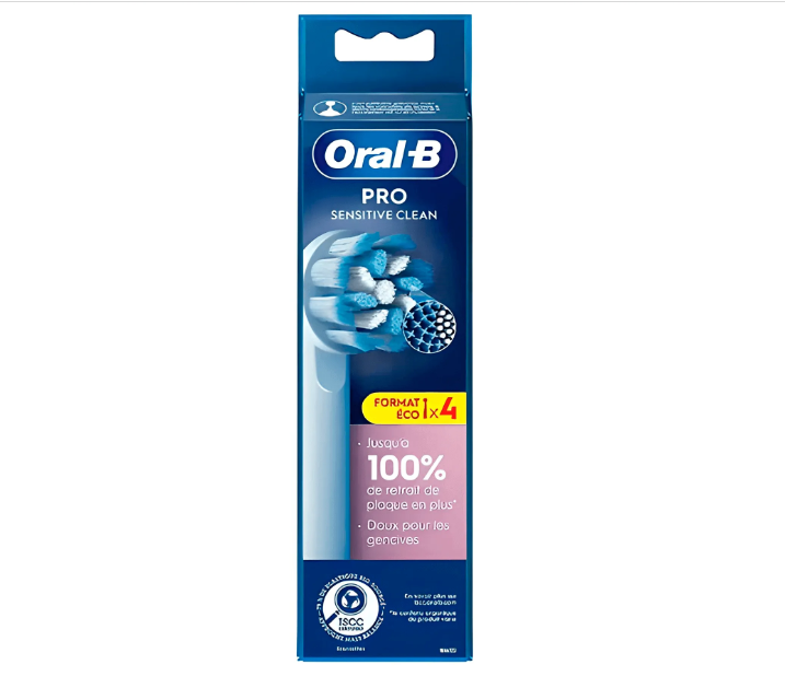 Насадки для электрической зубной щетки Oral-B Pro Sensitive Clean 4 шт. White - фото 2