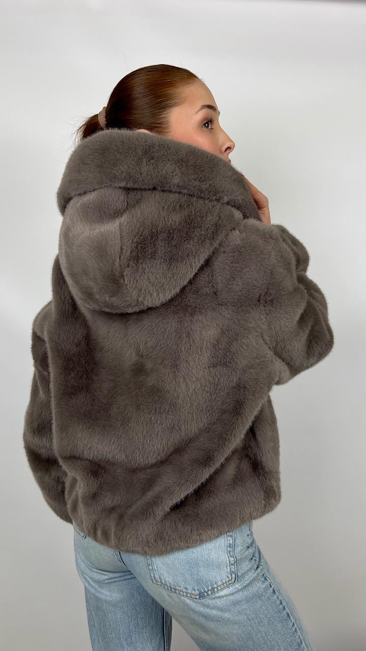 Шуба жіноча з еко-хутра 88066-01 M Чорний - фото 7 Шуба жіноча з еко-хутра 88066-01 M Чорний - фото 7