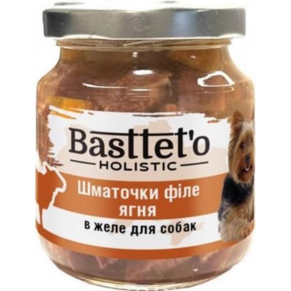 Корм для собак Basttet'o Holistic Кусочки филе ягненка в желе 130 г (000021251)