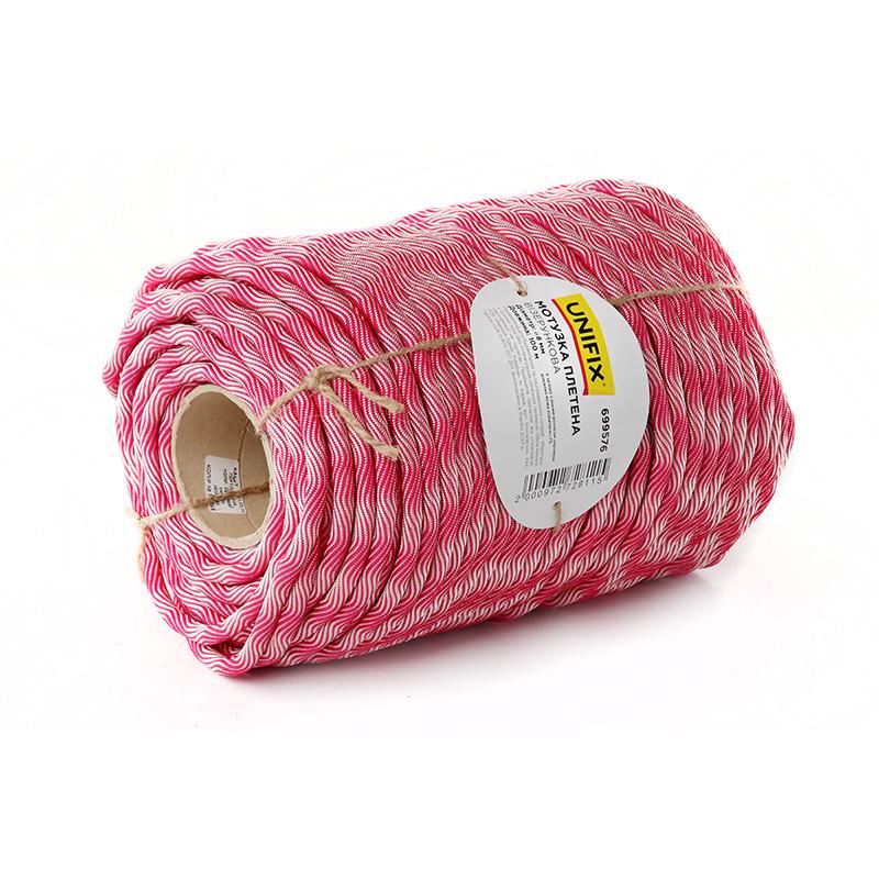 Веревка плетеная Unifix узорчатая 10 мм 100 м (699578)