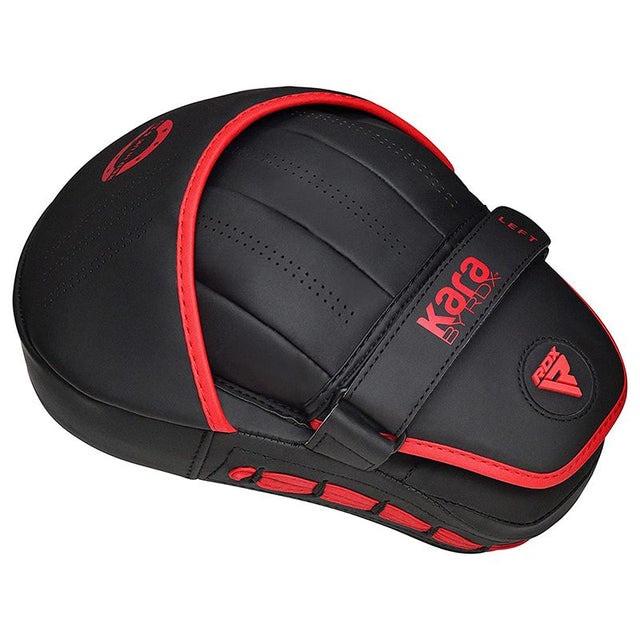 Лапы боксерские RDX F6 KARA Matte Red - фото 3