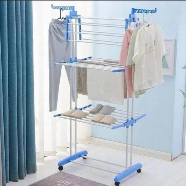 Сушарка вертикальна Garment Rack Так Зручно складна 3-рівнева - фото 4 Сушарка вертикальна Garment Rack Так Зручно складна 3-рівнева - фото 4