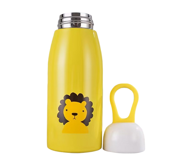 Термос с детским принтом Левенятко 280 мл Желтый (Sa-280Y)