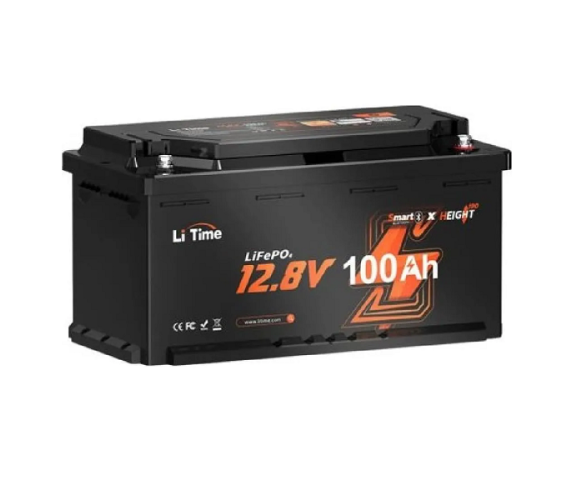 Аккумуляторная батарея Li-TIME 12,8 V/100 Ач/1280 Wh Bluetooth (BMS100A)