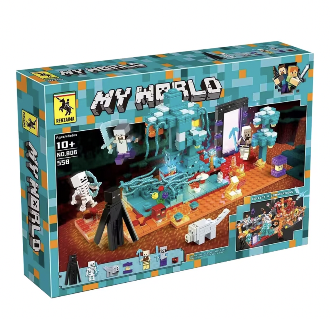 Конструктор Minecraft My World Спотворений Ліс 558 деталей (KO-11) Конструктор Minecraft My World Спотворений Ліс 558 деталей (KO-11)