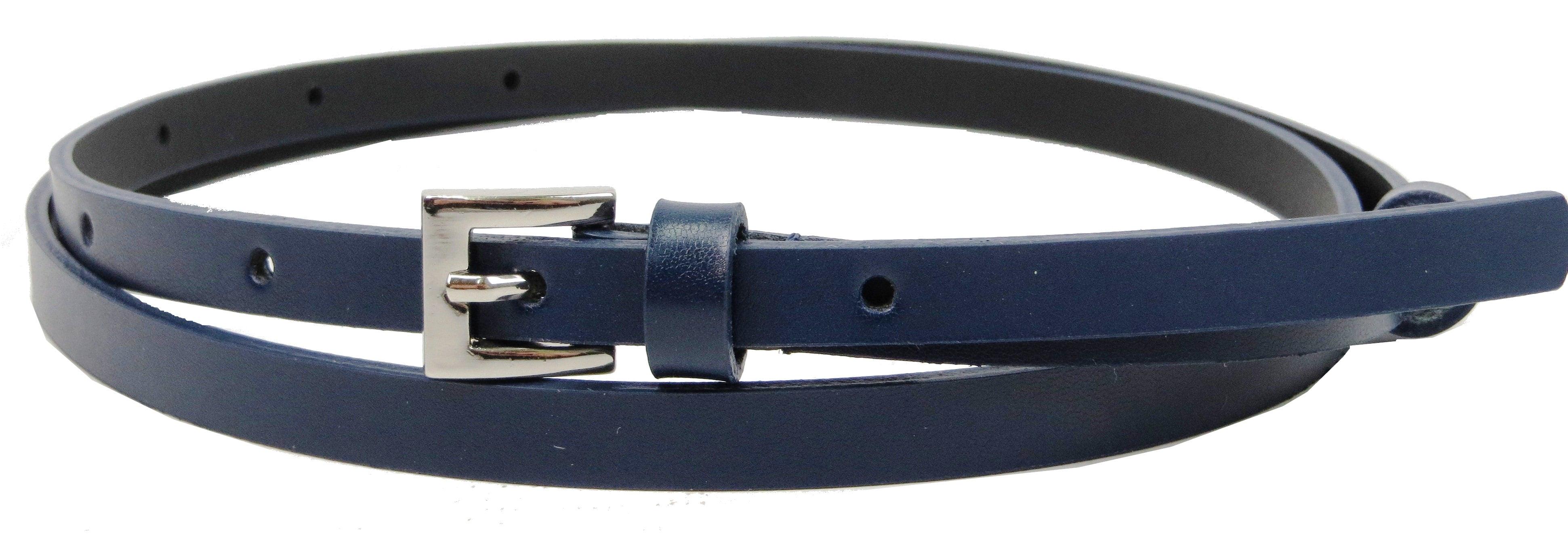 Ремень женский Rovicky кожаный Синий (PDR1 navy)