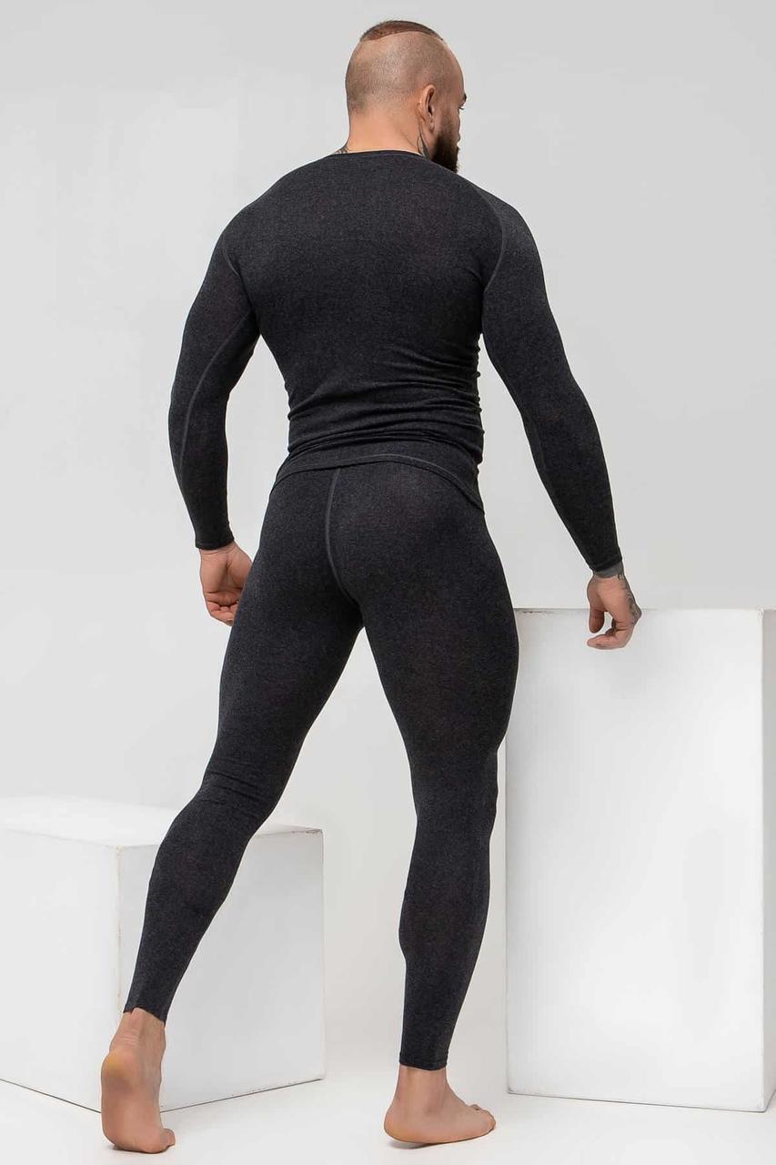 Комплект термобелья мужской TOTALFIT ICELAND Light TMK1-V9k L Темно-серый - фото 2 Комплект термобелья мужской TOTALFIT ICELAND Light TMK1-V9k L Темно-серый - фото 2