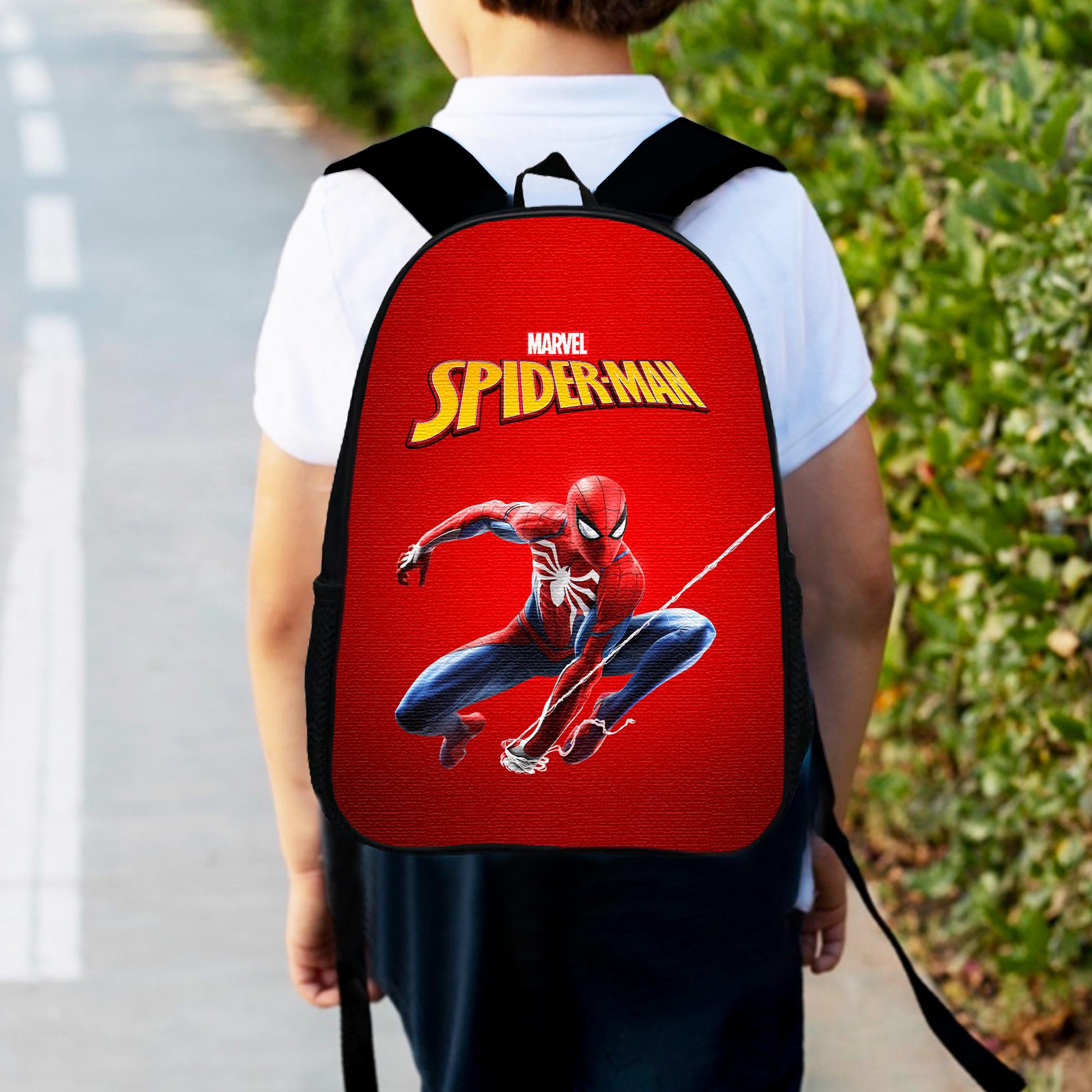 Шкільний рюкзак дитячий для хлопчика Spiderman міський 34х27 см (0096) - фото 5