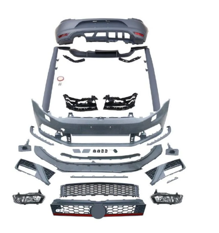 Комплект обвісів GTI GT Tuning для Volkswagen Polo 2010-2017 рр. пластик під фарбування