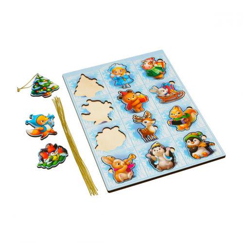 Сортер-вкладиш Новорічний 2 (197314) - фото 2 Сортер-вкладиш Новорічний 2 (197314) - фото 2