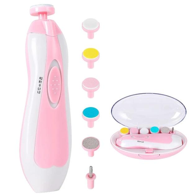 Набор маникюрный для детей детский триммер для ногтей полировщик Розовый (XL-667) - фото 3 Набор маникюрный для детей детский триммер для ногтей полировщик Розовый (XL-667) - фото 3