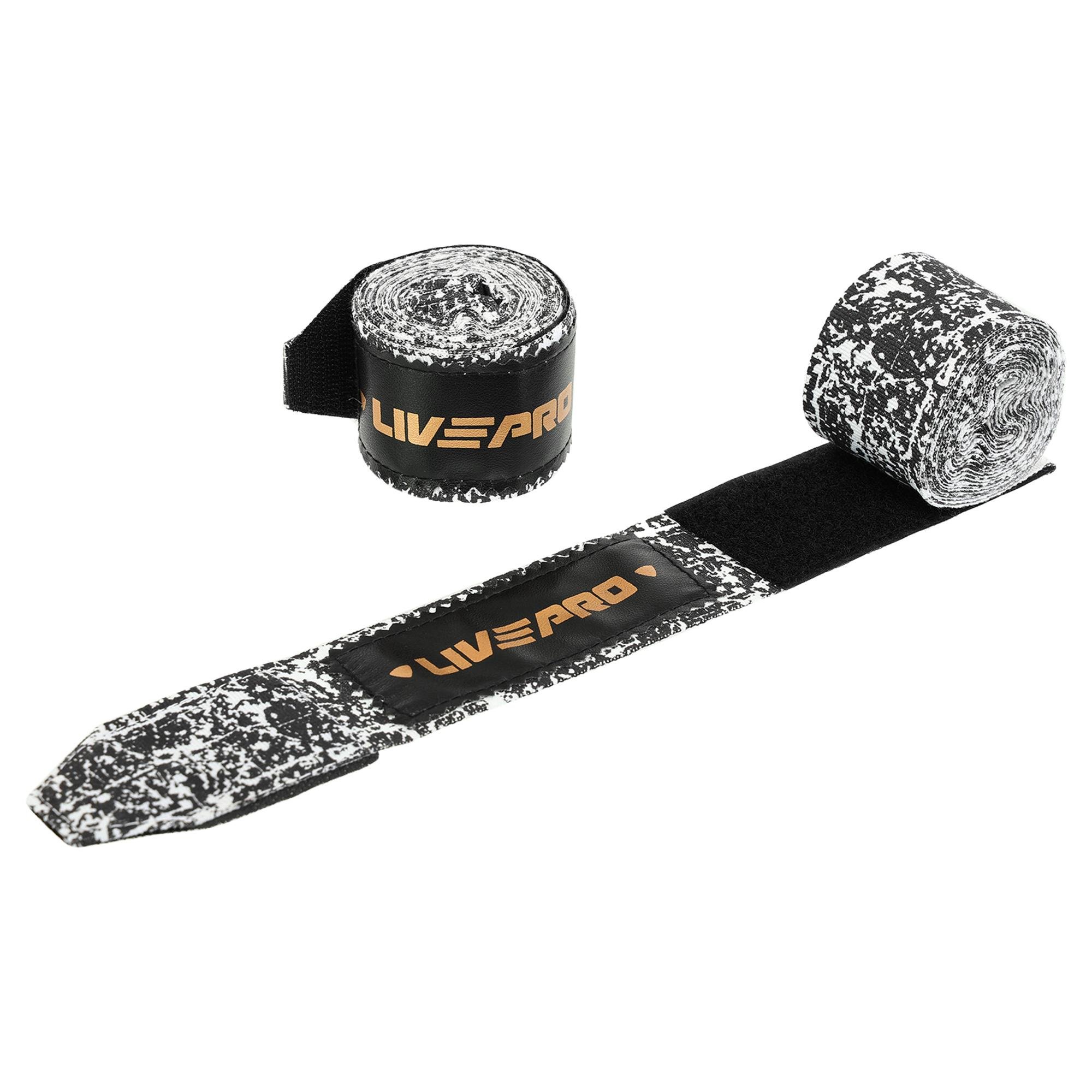 Бинты боксерские LivePRO LP8605 Hand Strap 3 м пара Черный (6936116104480)