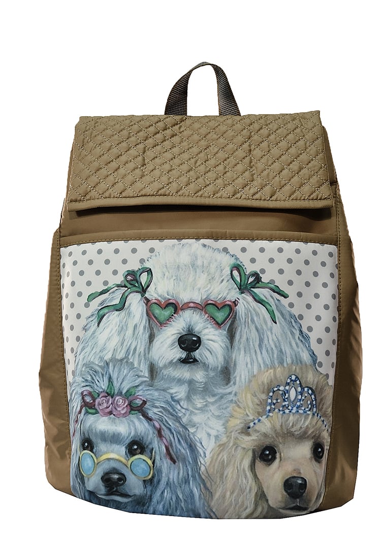 Рюкзак женский Episode Friends Dogs Бежевый