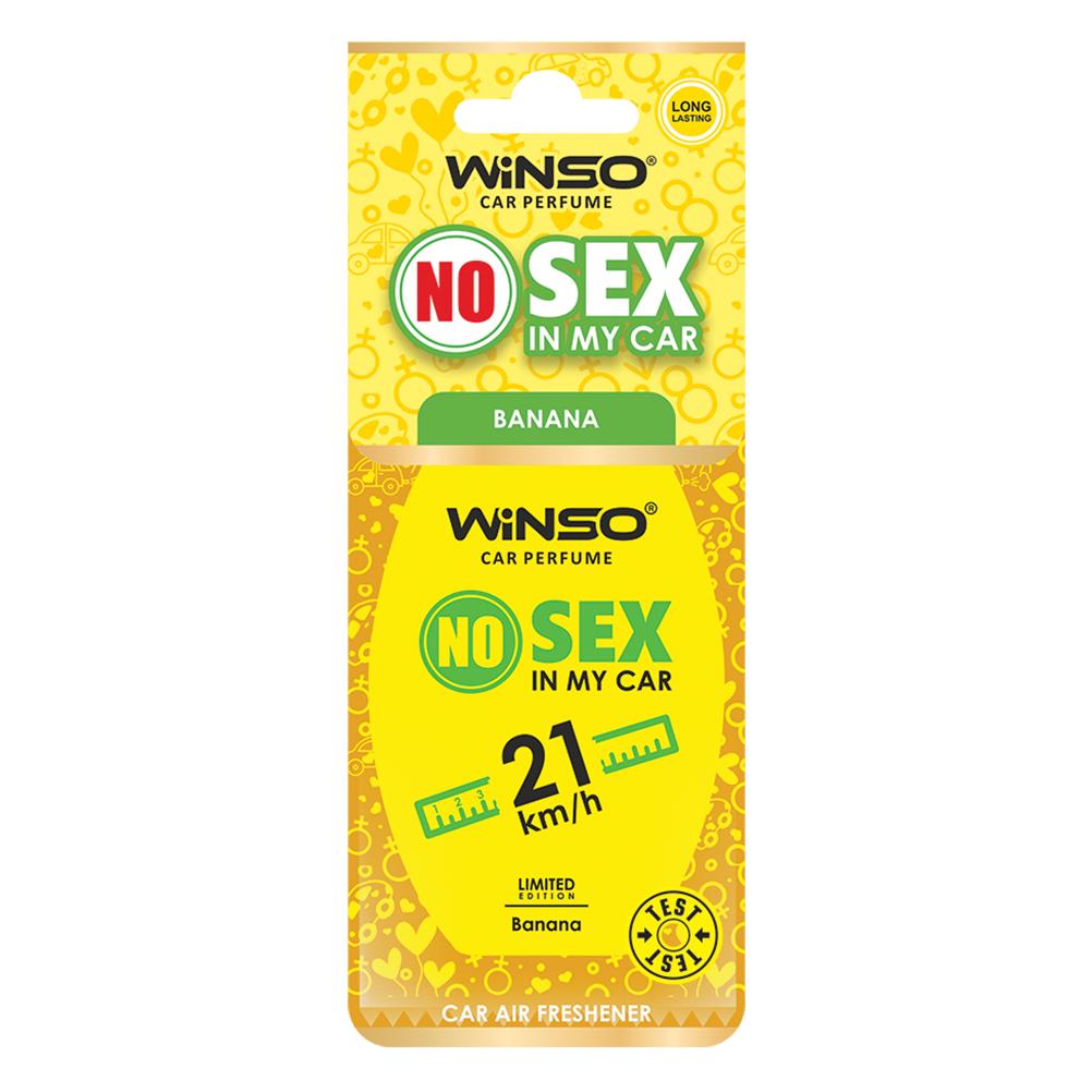 Ароматизатор WINSO NO Sex in My Car целлюлозный BANANA (535890)