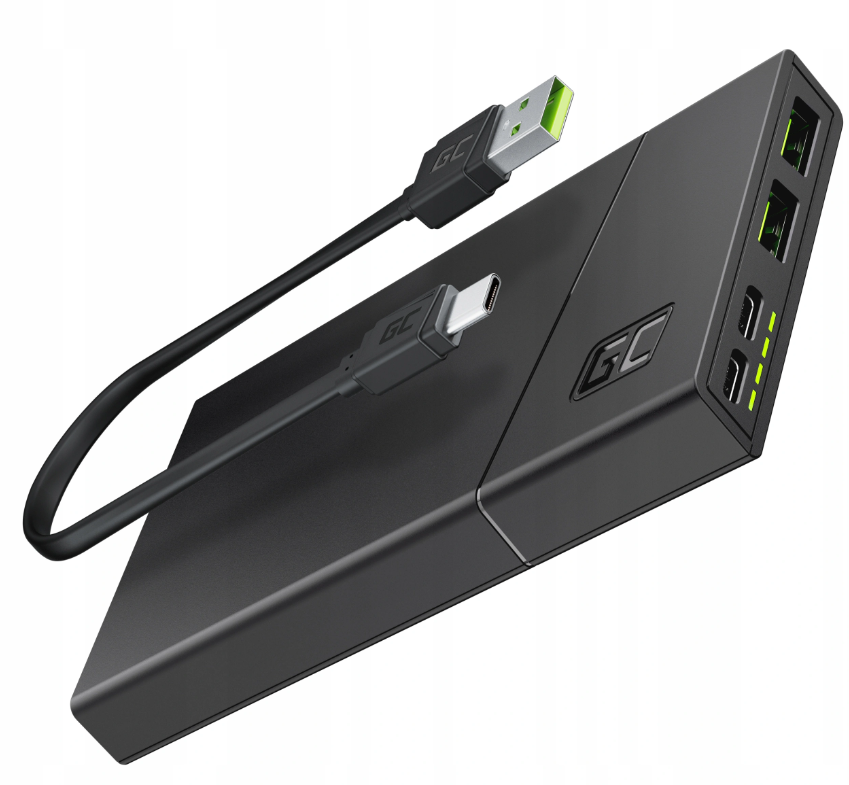 Повербанк GC 10000 mAh 2xUSB QC 3.0/2xUSB-C PD 18 W