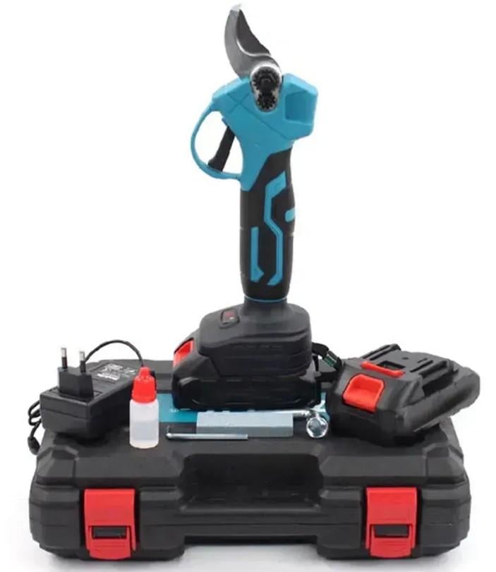 Секатор аккумуляторный электрический 24 В с 2 аккумуляторами в кейсе (2104619130)