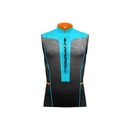 Майка мужская для бега Crazy Flash M Laguna/Orange Fluo (12430217)