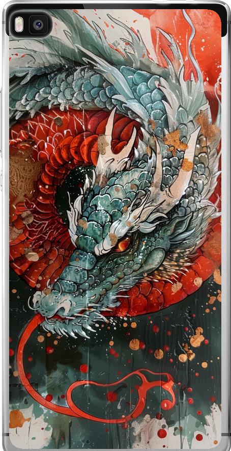 Чехол на Huawei Ascend P8 Стихия огня (6101u-123-42517) Чехол на Huawei Ascend P8 Стихия огня (6101u-123-42517)