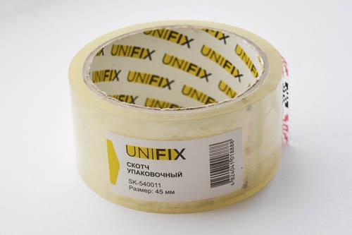 ᐉ Лента упаковочная клейкая UNIFIX 45 мм 100 м Прозрачный • Купить в ...