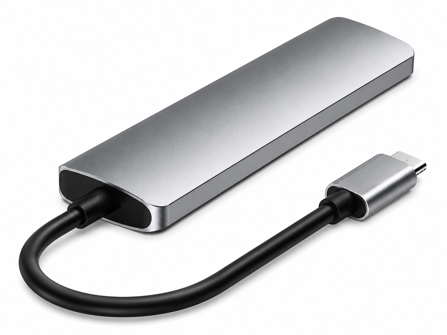 Хаб-переходник 7в1 с Type C на 4K HDMI/PD/SD/TF/3 × USB 3.0 7в1 (1009-343-00)