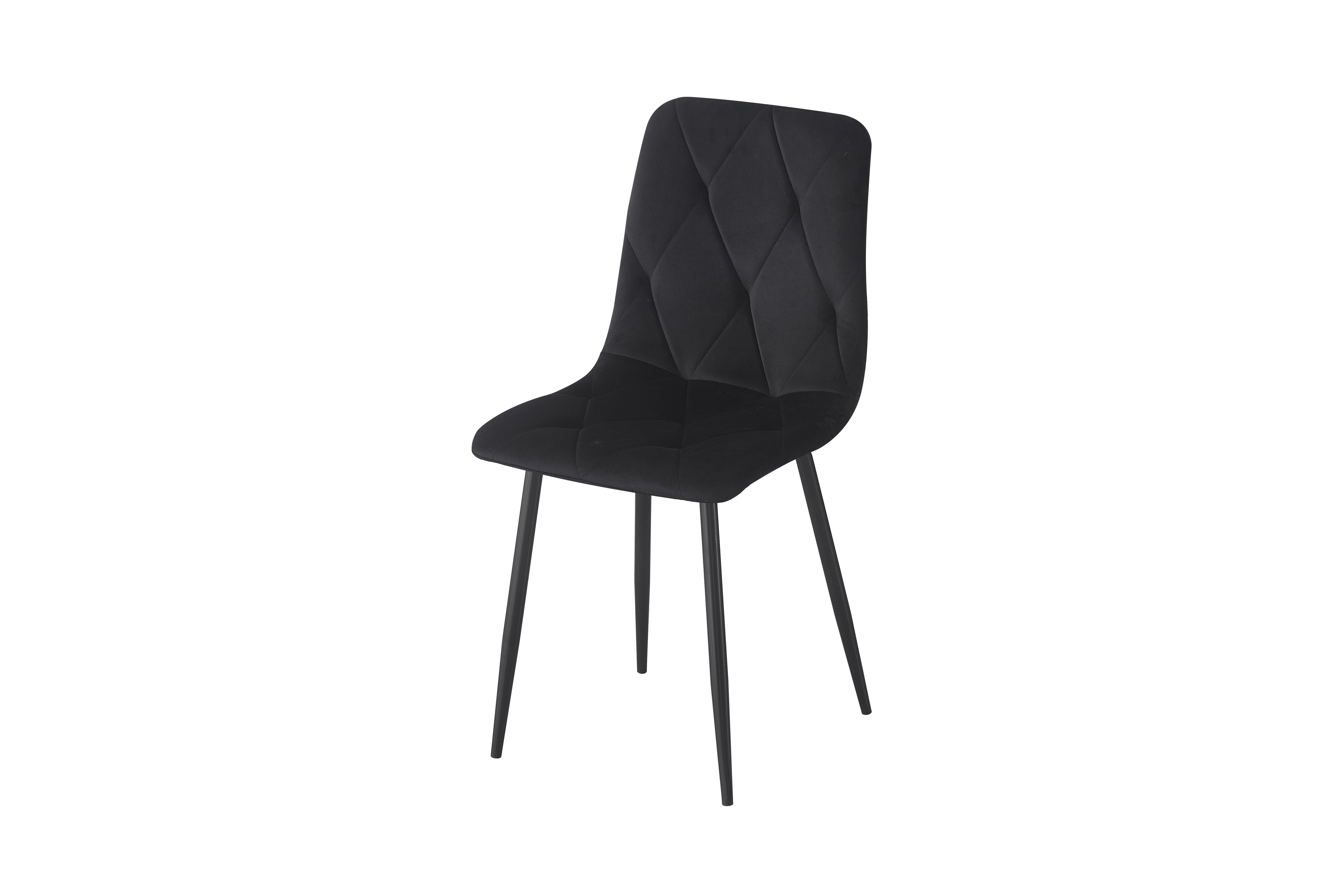 Стілець для кухні та вітальні ГРЕЙС Меморі 430х870х385 мм Чорний/Велюр чорний (GAА0056862) - фото 1 Стілець для кухні та вітальні ГРЕЙС Меморі 430х870х385 мм Чорний/Велюр чорний (GAА0056862) - фото 1