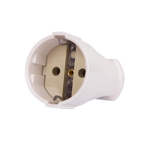 Розетка переносная e.socket.003.16.white 16А Белый (p017003)