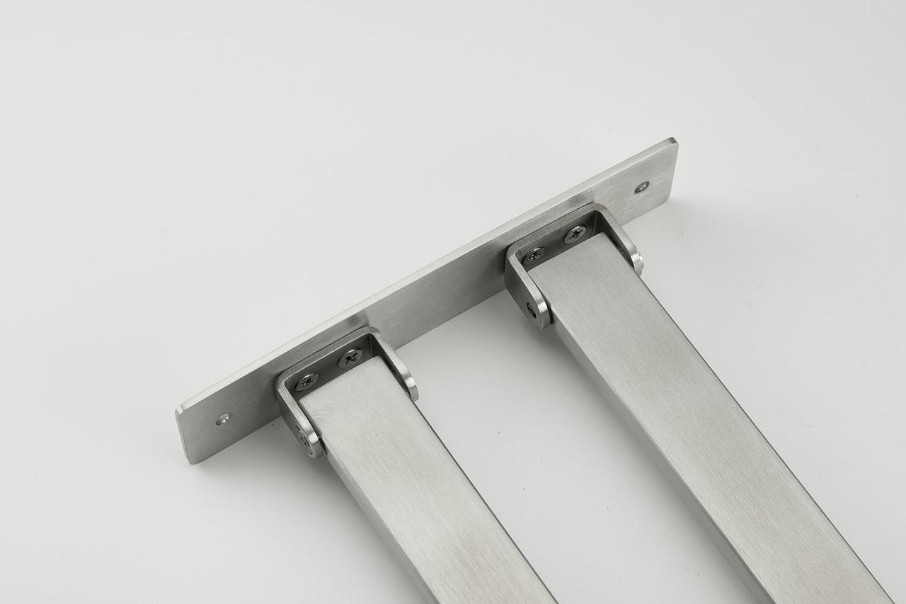 Рушникотримач Frap F30412 поворотний 2-й нержавіюча сталь 278 мм - фото 3