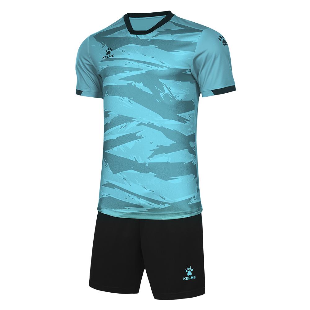 Комплект футбольной формы Kelme Storm к/р 3XL Бирюзовый