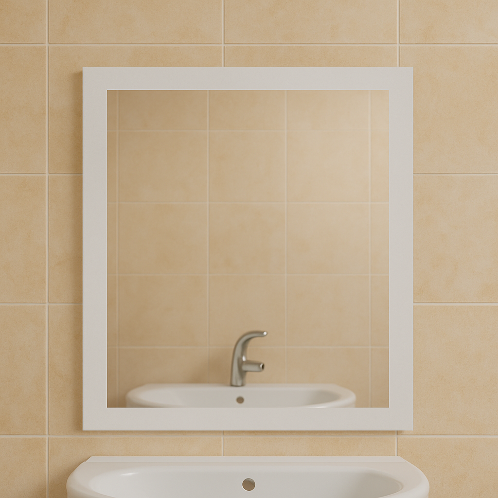 Зеркало прямоугольное MPS-26 120х70 мм без подсветки пескоструйное