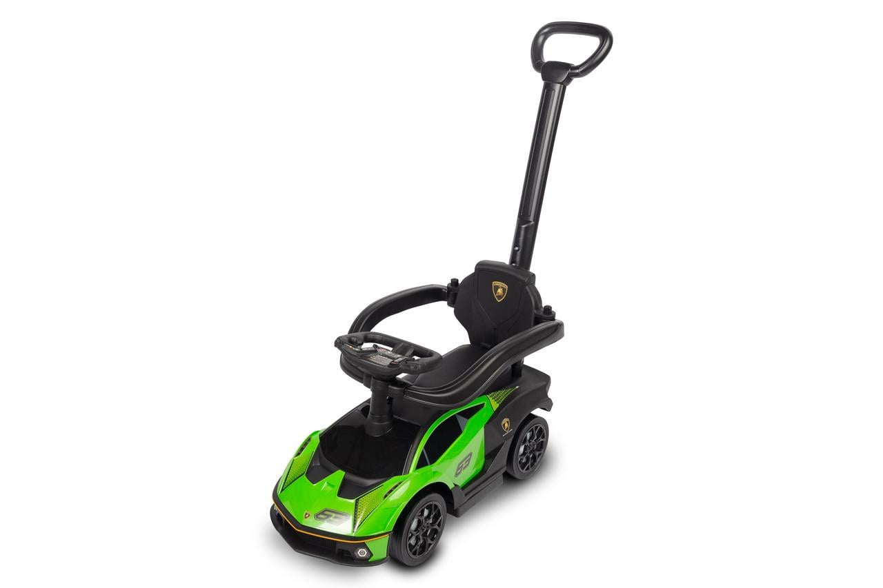 Машинка для катания Caretero Toyz Lamborghini Essenza с родительской ручкой Green (1685721256)